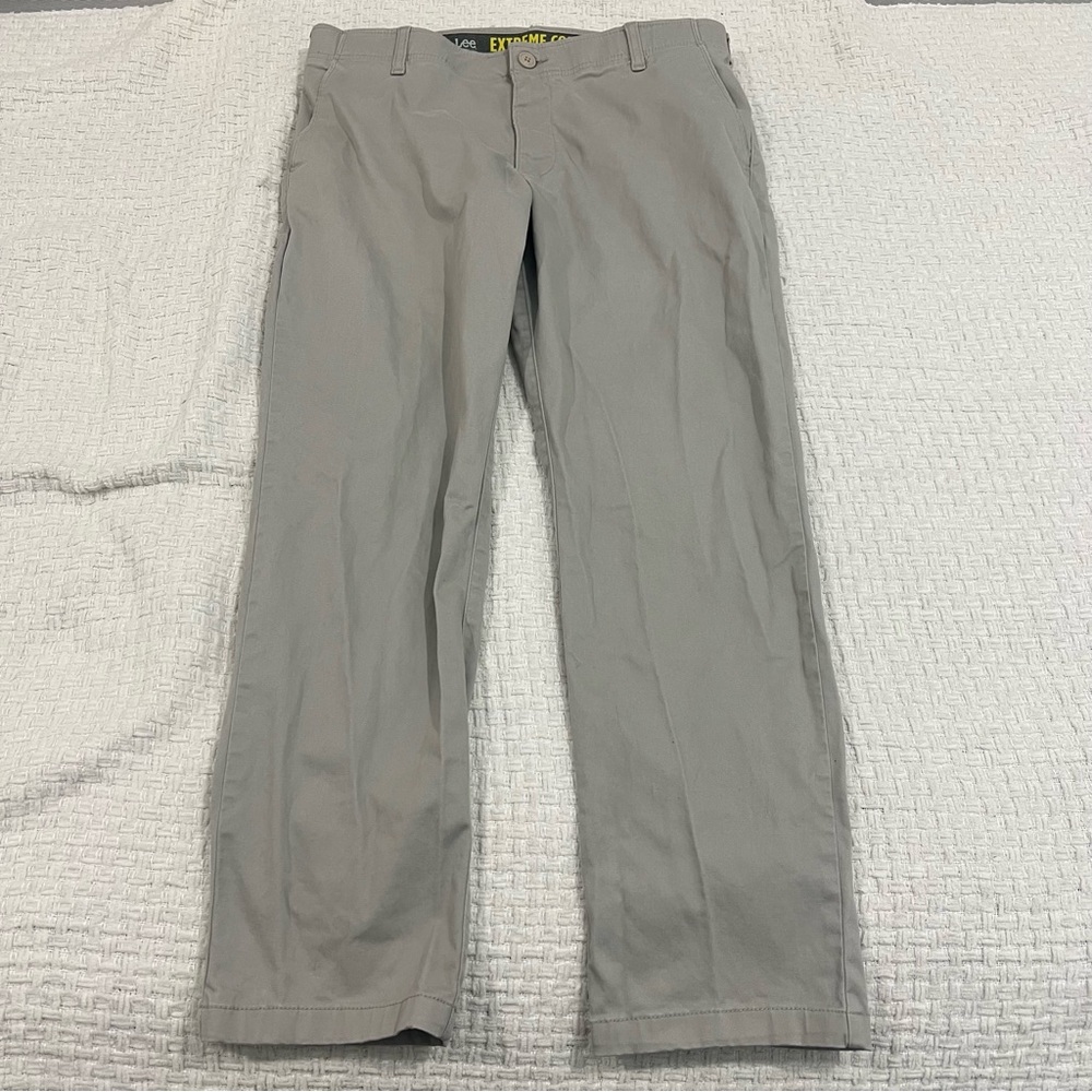 Lee Extreme Comfort Performance Slim Fit Pants Gray 36x30